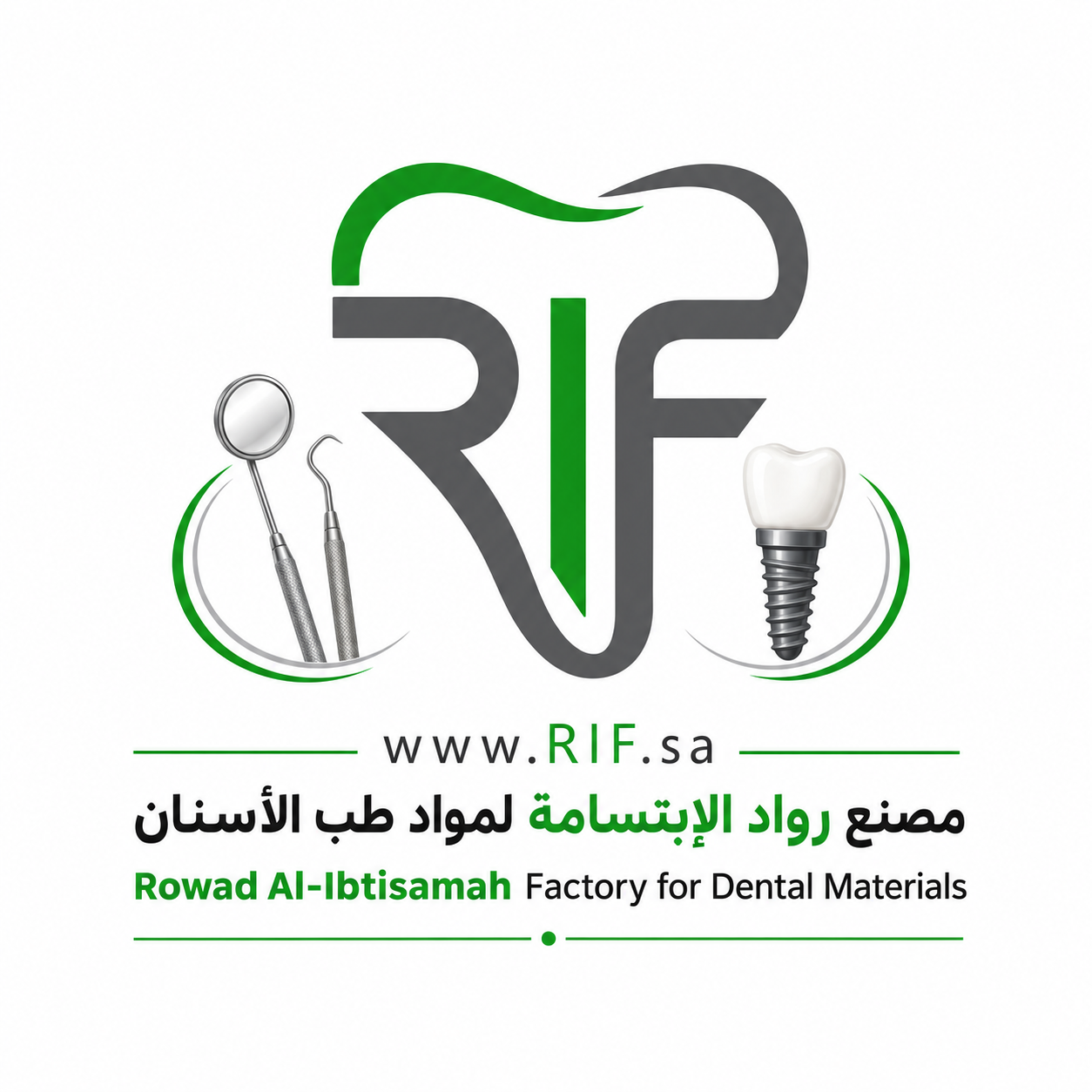 شعار مصنع رواد الابتسامة